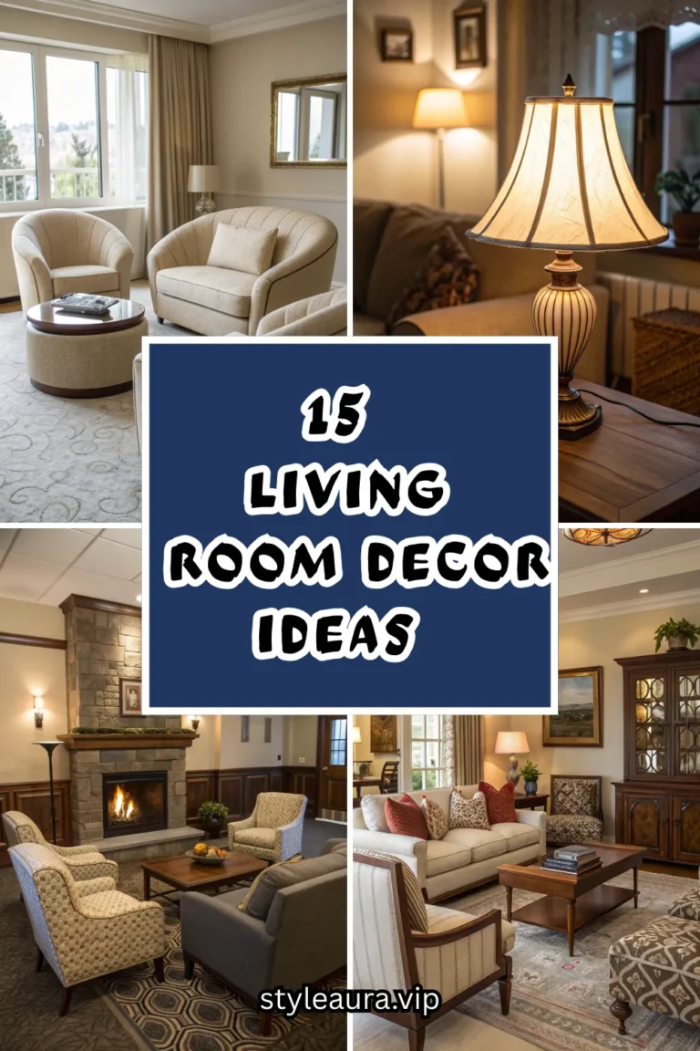 15 Living Room Decor Ideas That Feel Timeless and Practical