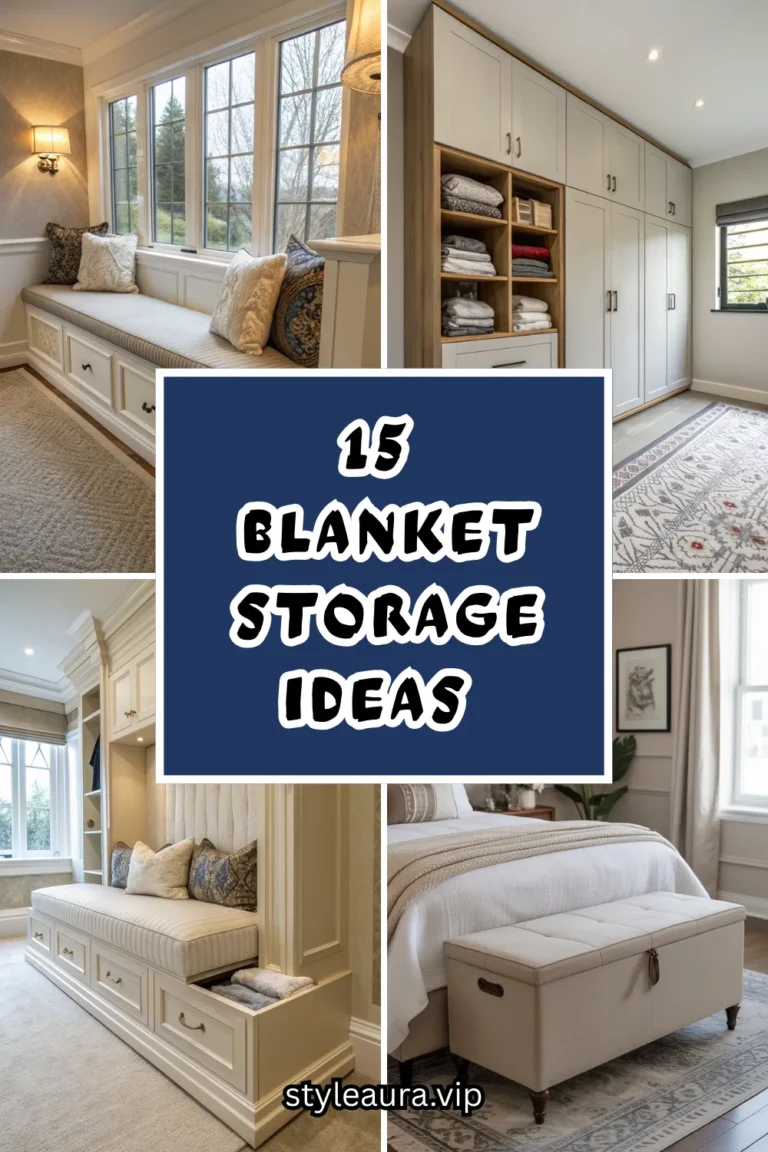 15 Blanket Storage Ideas That Blend Modern Style With Luxury Living