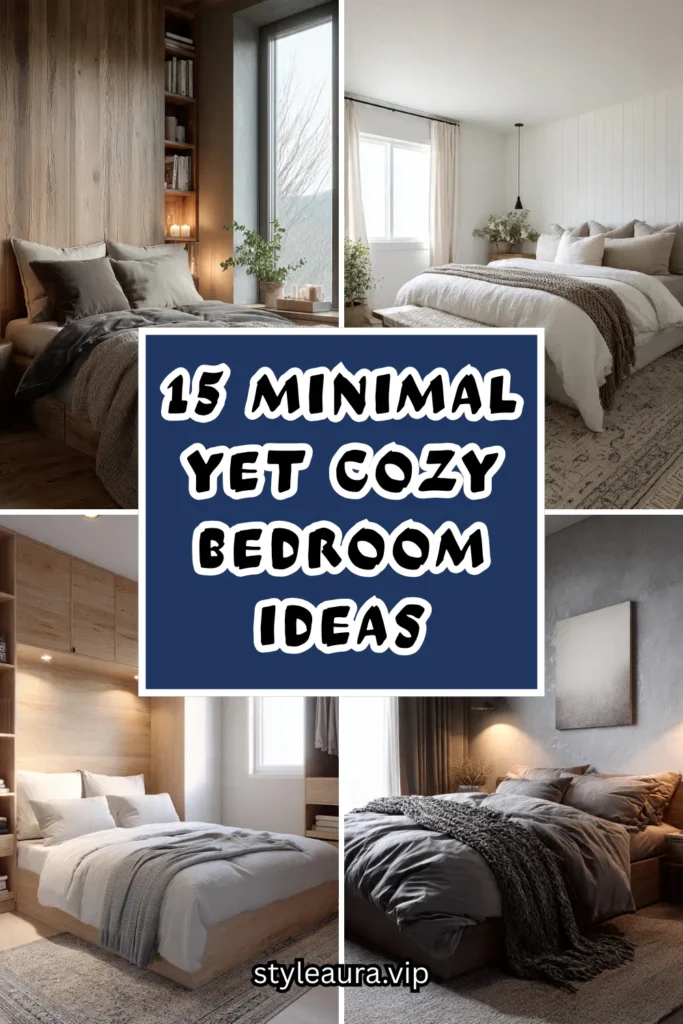 15 Minimal Yet Cozy Bedroom Ideas for Everyday Comfort 1 15 7