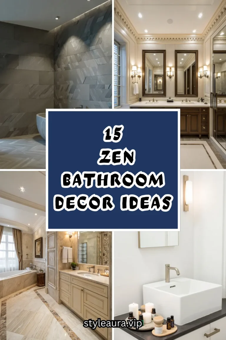 15 Zen Bathroom Decor Ideas