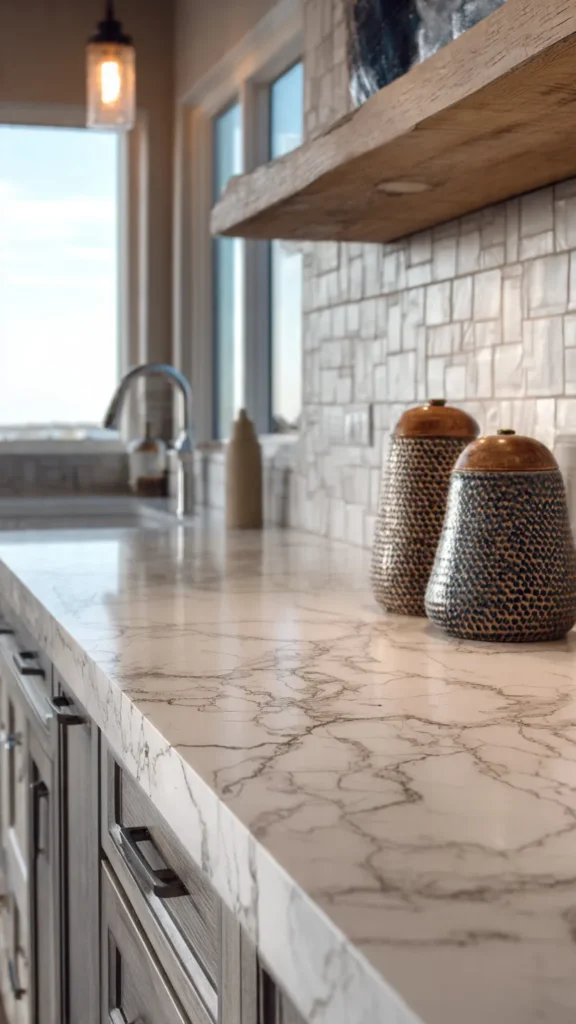 15 Modern Rustic Kitchen Styling Ideas with Natural Texture 3 cl2