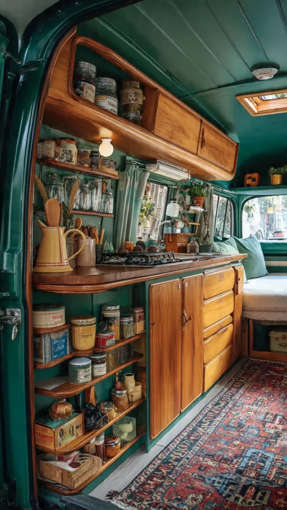 15 Retro Riviera Van Living Ideas for a Nostalgic Yet Cozy Adventure 12 dc11
