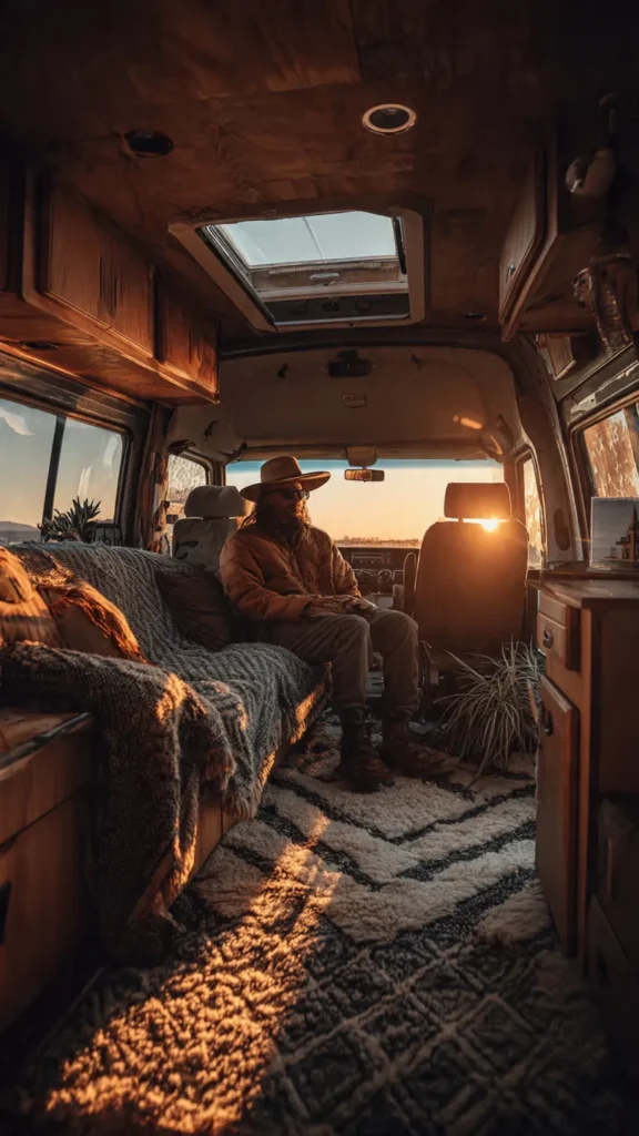 15 Retro Riviera Van Living Ideas for a Nostalgic Yet Cozy Adventure 15 dc14