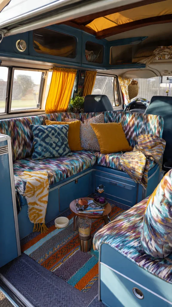 15 Retro Riviera Van Living Ideas for a Nostalgic Yet Cozy Adventure 5 dc4