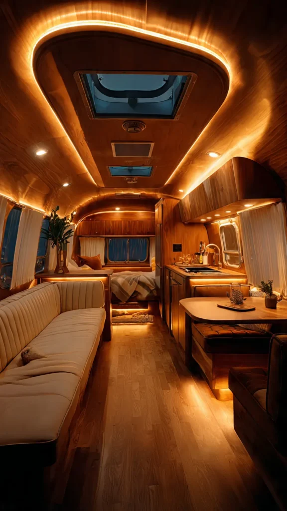 15 Retro Riviera Van Living Ideas for a Nostalgic Yet Cozy Adventure 9 dc8