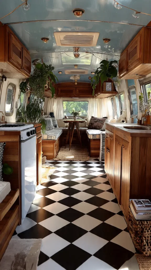 15 Retro Riviera Van Living Ideas for a Nostalgic Yet Cozy Adventure 10 dc9