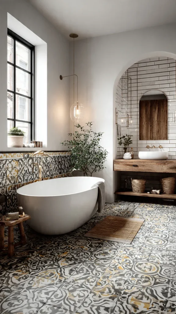 15 Moroccan-Scandinavian Bathroom Ideas 5 ed4