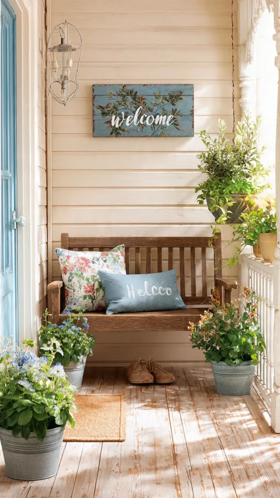15 Fresh Spring Porch Decoration Ideas to Welcome the Season in Style 11 ev10