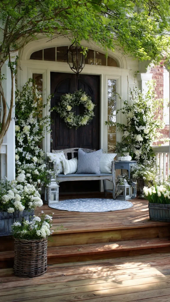 15 Fresh Spring Porch Decoration Ideas to Welcome the Season in Style 16 ev15