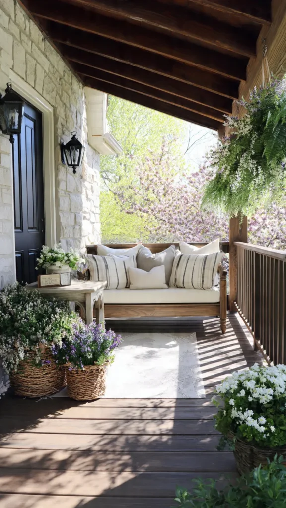 15 Fresh Spring Porch Decoration Ideas to Welcome the Season in Style 3 ev2