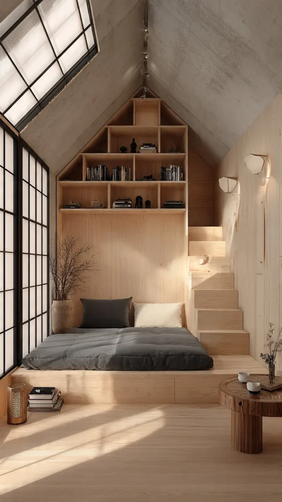 15 Japandi-Inspired Dorm Rooms for Small Spaces 13 fc12