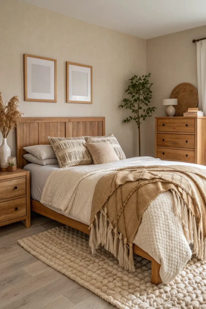 15 Bedroom Styling Ideas with Layered Bedding and Textures 4 fd 13