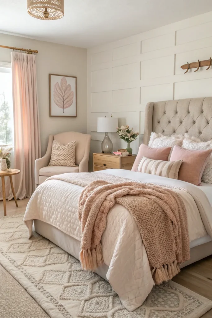 15 Bedroom Styling Ideas with Layered Bedding and Textures 13 fd 4