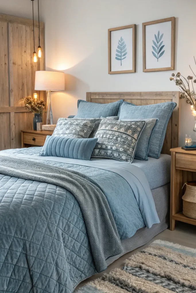 15 Bedroom Styling Ideas with Layered Bedding and Textures 12 fd 5