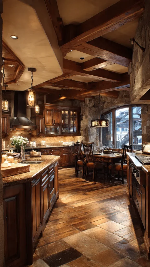 15 Mountain Kitchen Design Inspirations for a Warm and Inviting Home 15 fd14