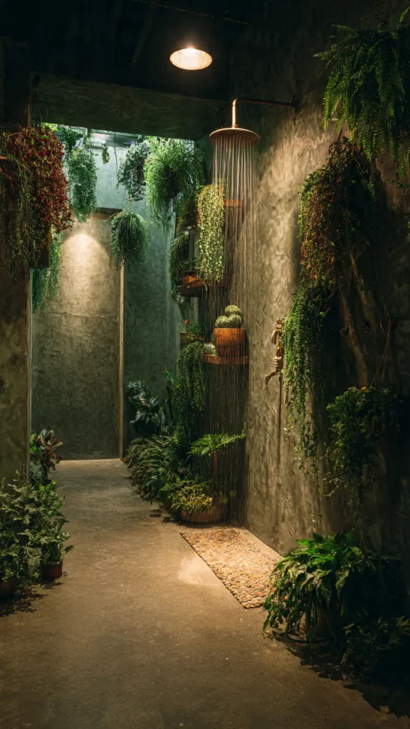 15 Jungle-Inspired Waterfall Shower Ideas 4 gd3