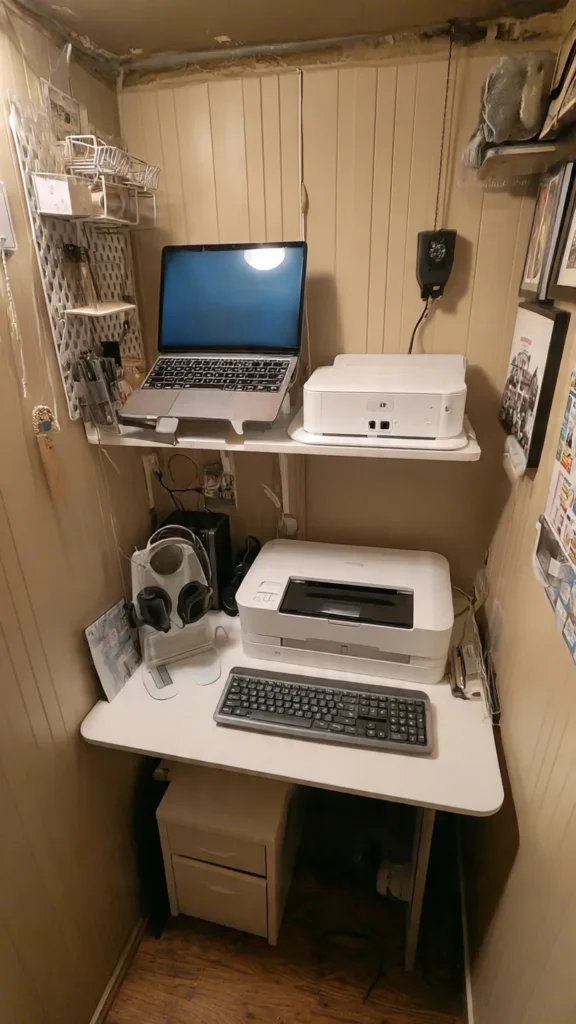 15 Tiny Home Office Ideas You’ll Want to Copy 15 gf14