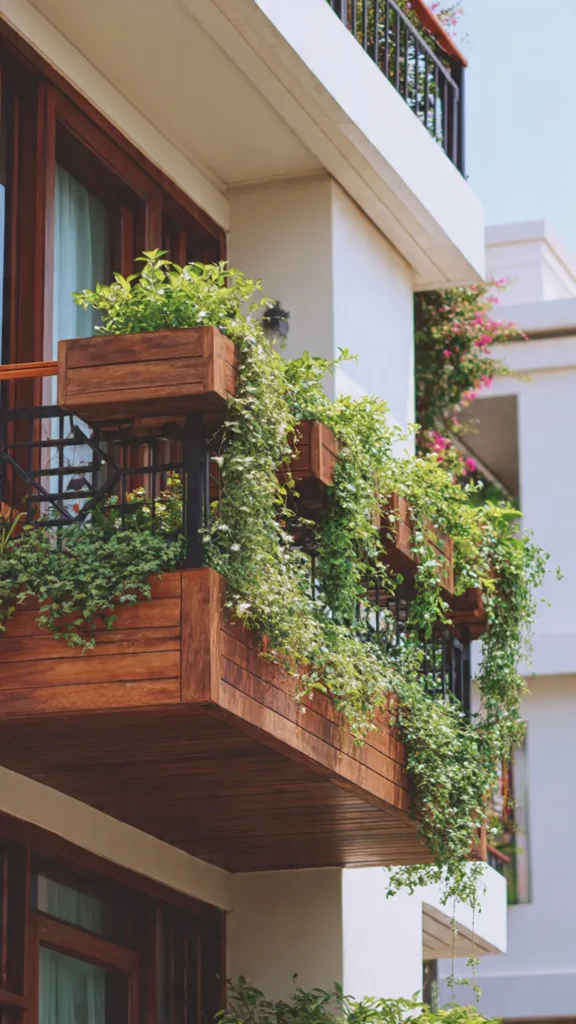 15 Rustic Balcony Design Ideas for Nature Lovers 9 gj8