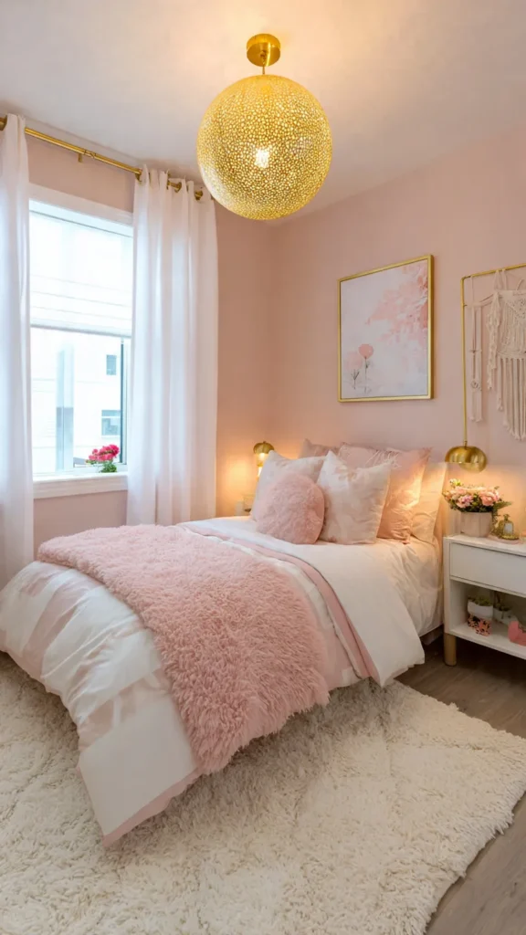 15 Chic Gold Touches for Girls’ Bedroom Makeovers 16 gw15