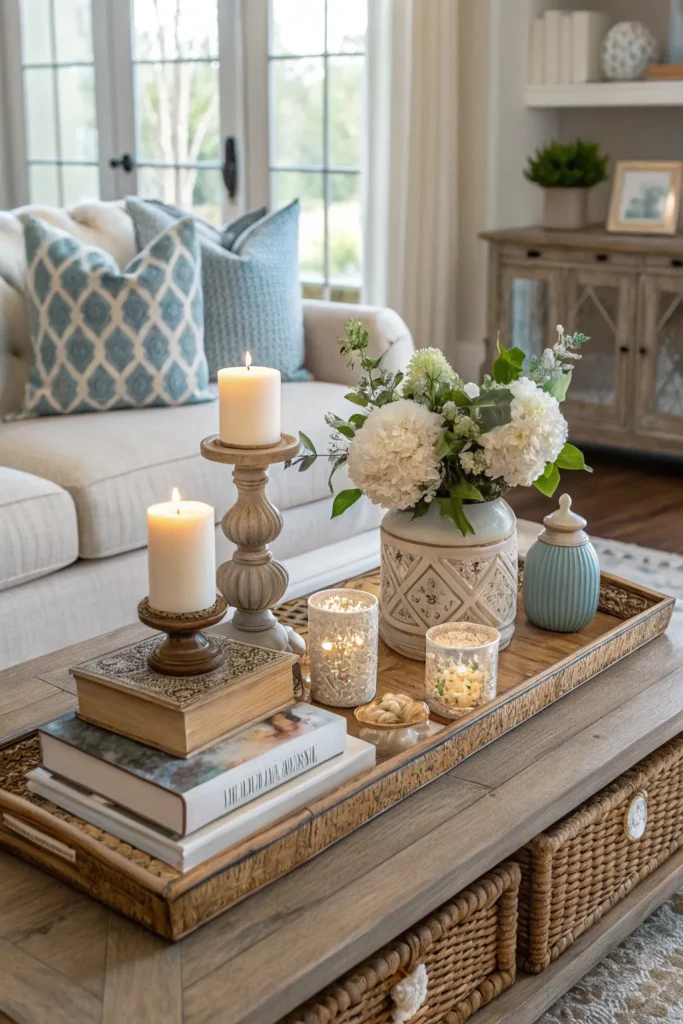 15 Coffee Table Arrangement Ideas That Instantly Elevate Your Living Room 15 kl 14