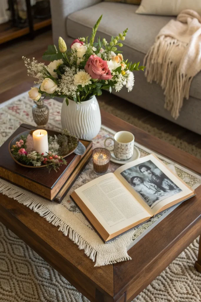 15 Coffee Table Arrangement Ideas That Instantly Elevate Your Living Room 16 kl 15