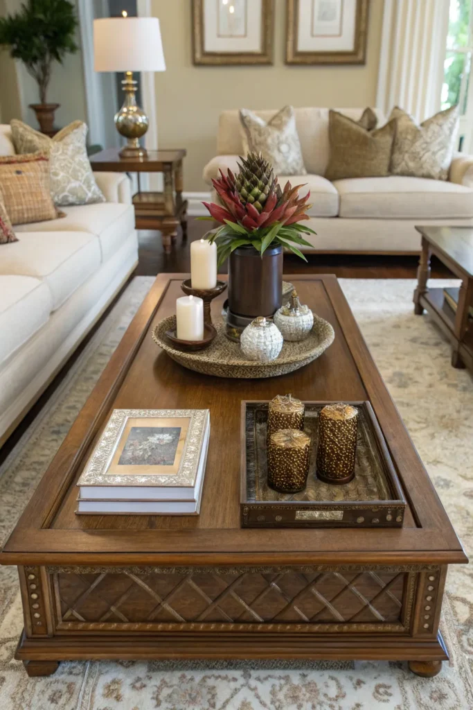 15 Coffee Table Arrangement Ideas That Instantly Elevate Your Living Room 8 kl 7