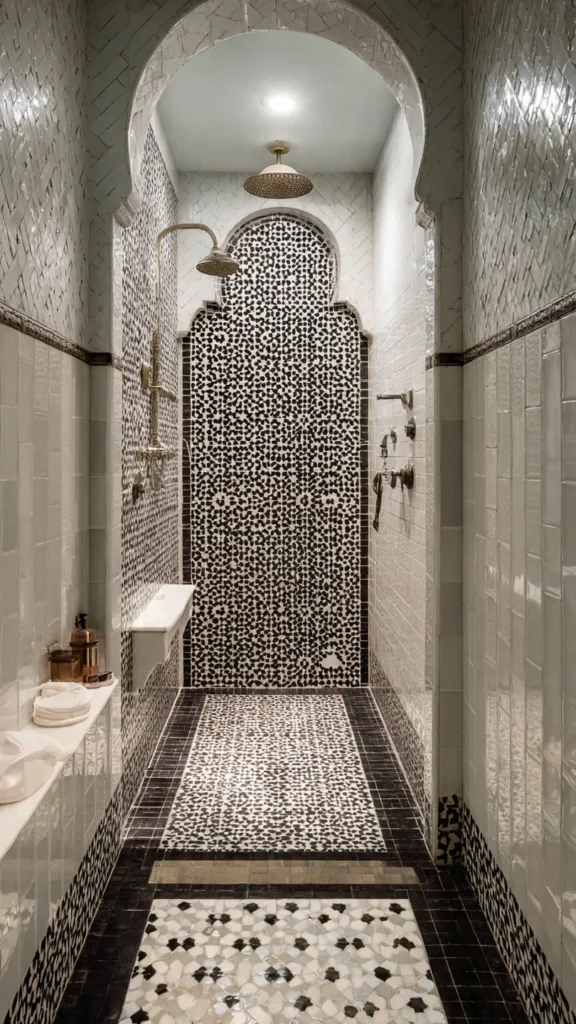 15 Retro Geometric Bathroom Designs 6 lj5