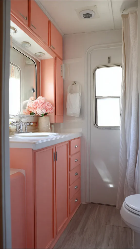 15 Retro Pastel Camper Van Bath Designs 14 mg13