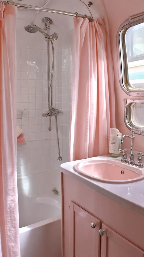 15 Retro Pastel Camper Van Bath Designs 3 mg2