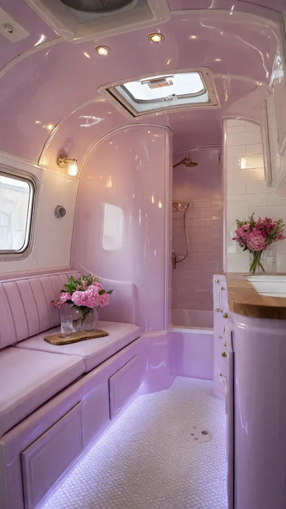 15 Retro Pastel Camper Van Bath Designs 8 mg7