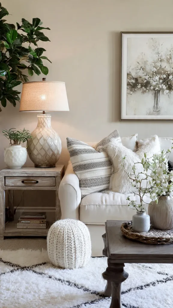 15 Living Room Styling Ideas Using Only Neutral Decor 16 rd15