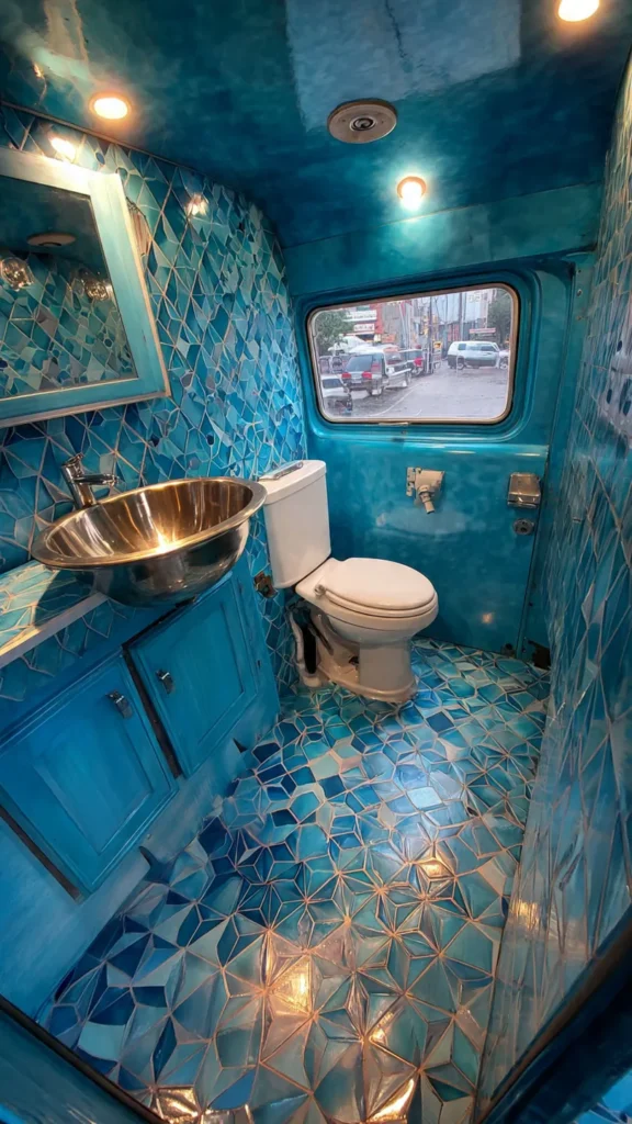 15 Retro Geometric Van Bathroom Designs 13 tg12 1