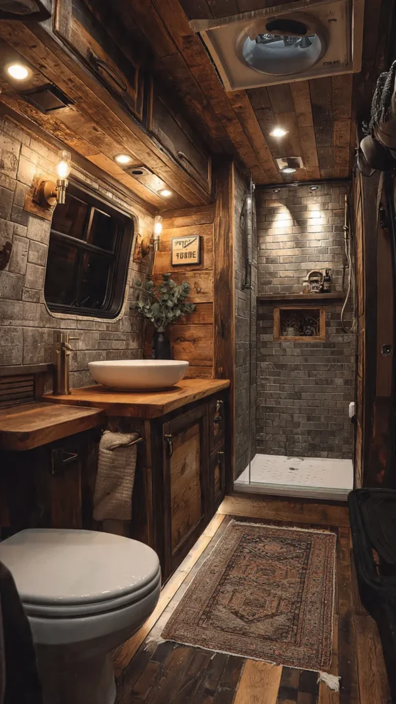 15 Retro Geometric Van Bathroom Designs 16 tg15 1