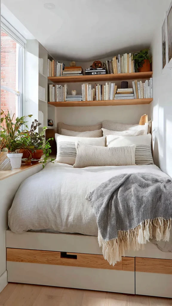 15 Small Bedroom Storage Ideas That Don’t Look Cluttered 16 tg15 2