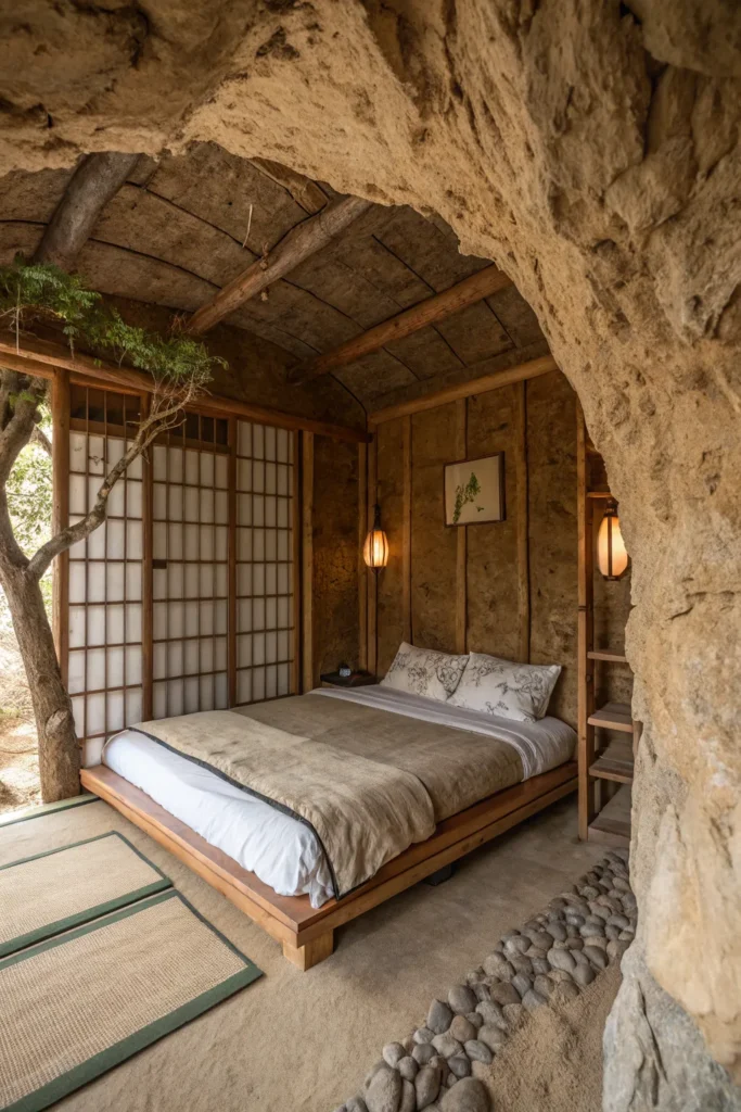 15 Earthy Zen Bedroom Inspirations for Tiny Homes 2 vs 1