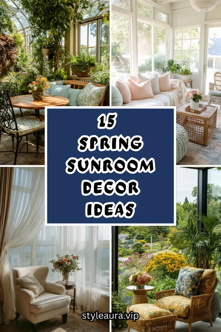15 Spring Sunroom Decor Ideas for Bright Spaces 8 15 Spring Sunroom Decor Ideas for Bright Spaces