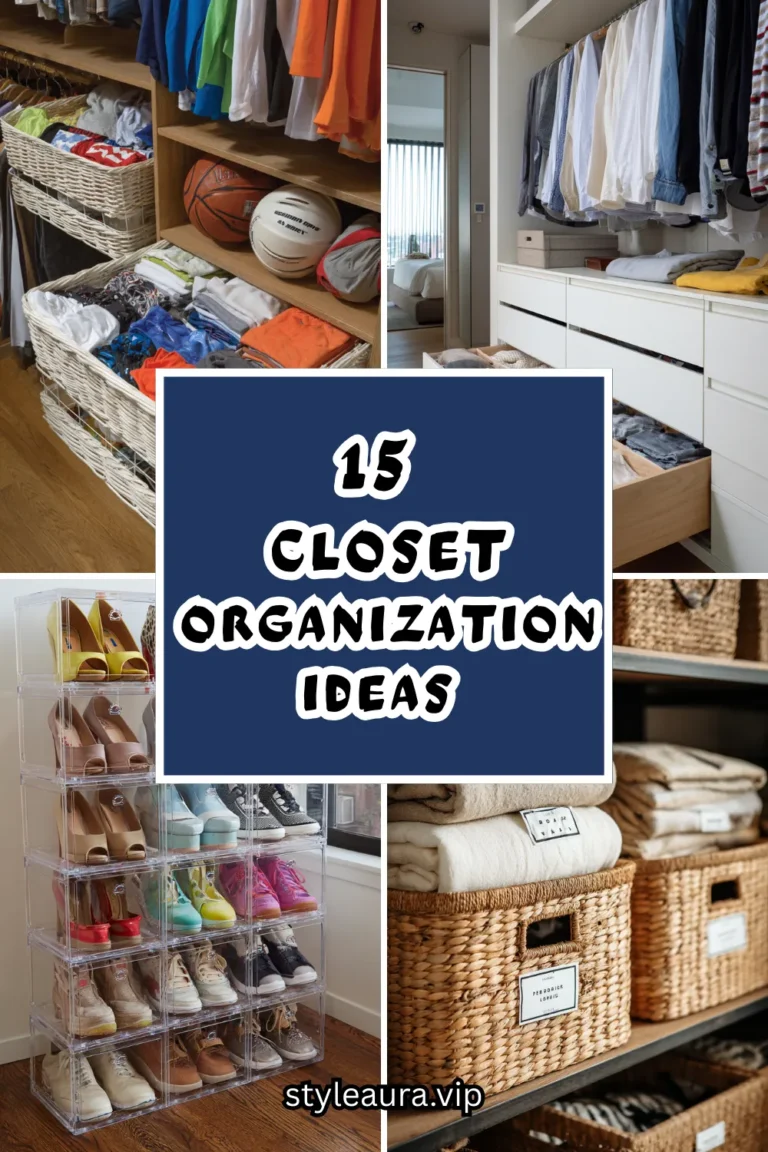 15 Closet Organization Ideas to Transform Your Storage Space