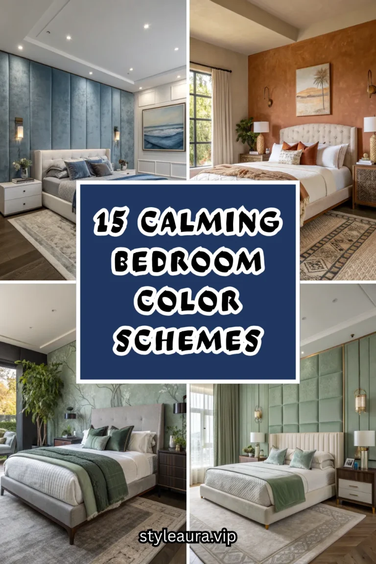 15 Calming Bedroom Color Schemes for Your Perfect Sanctuary 23 15 Calming Bedroom Color Schemes for Your Perfect Sanctuary