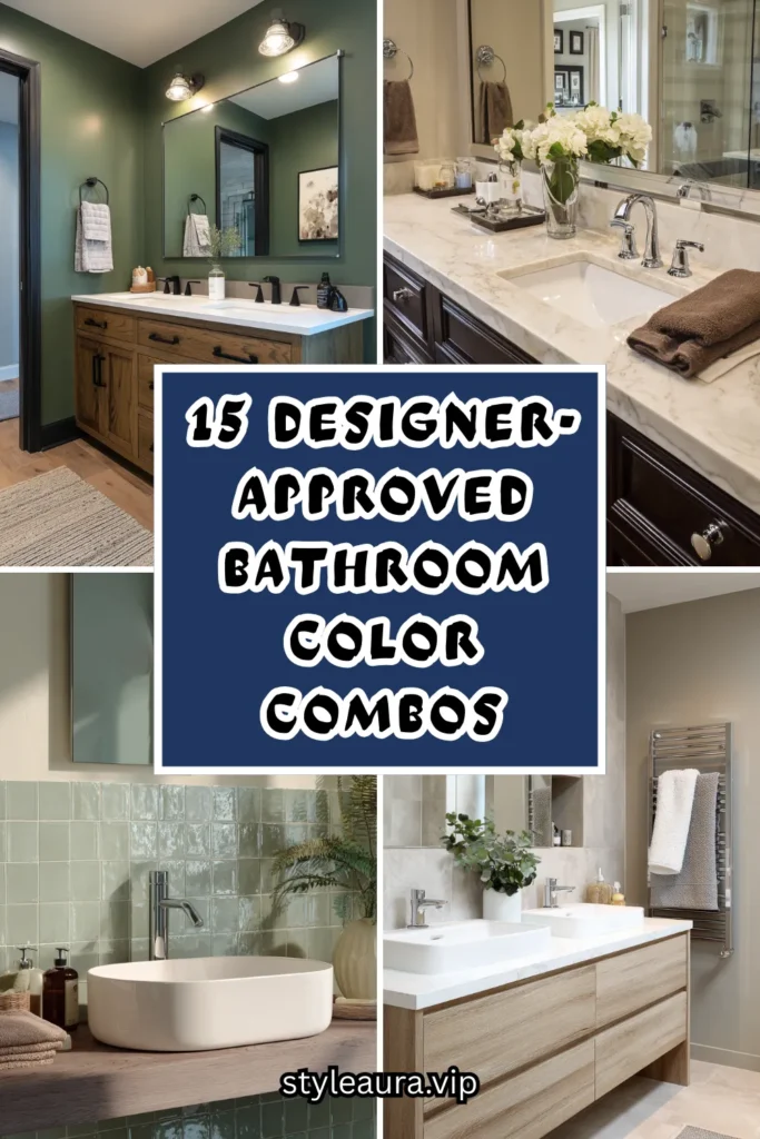 15 Designer-Approved Bathroom Color Combos 1 15 21 1