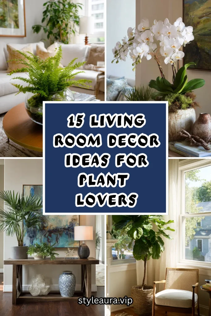 15 Living Room Decor Ideas for Plant Lovers 1 15 22