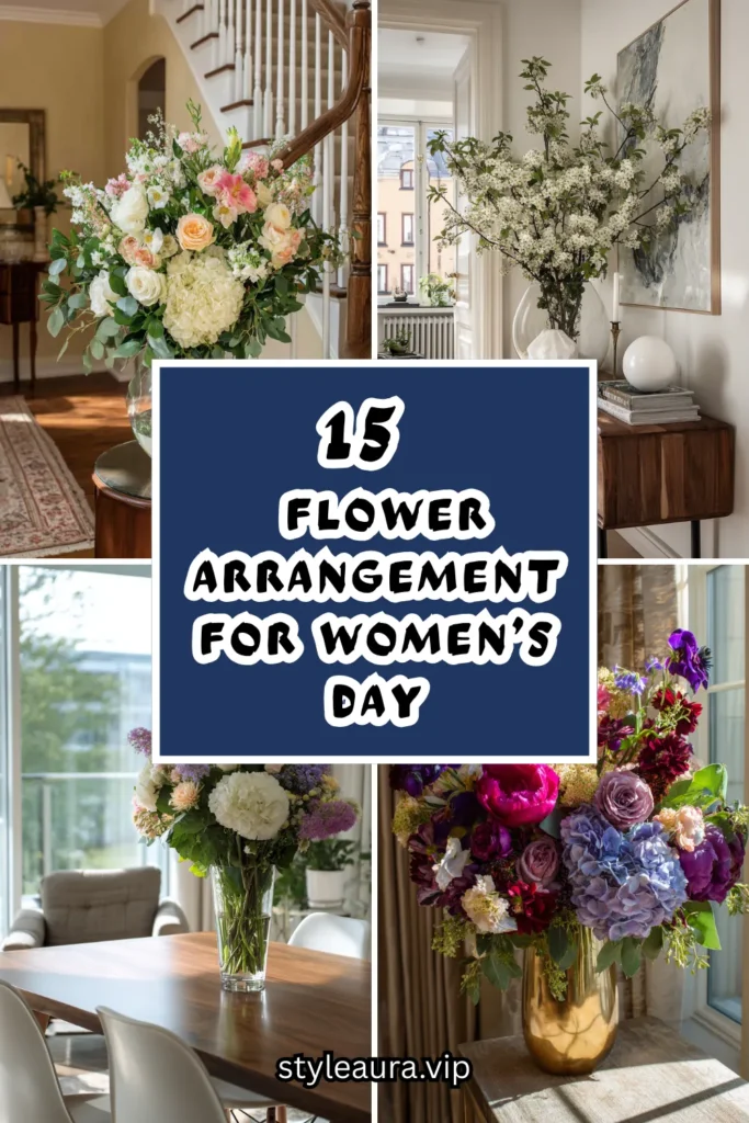 15 Elegant Flower Arrangements for Women's Day: Celebrating with Floral Artistry 1 15 30