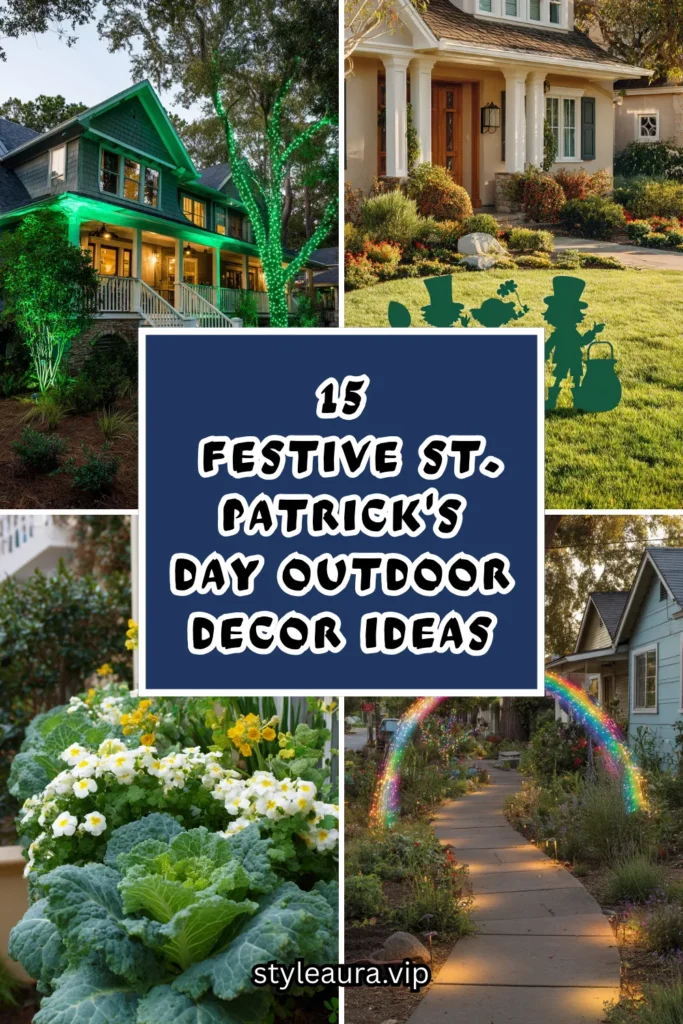15 Festive St. Patrick's Day Outdoor Decor Ideas 1 15 32