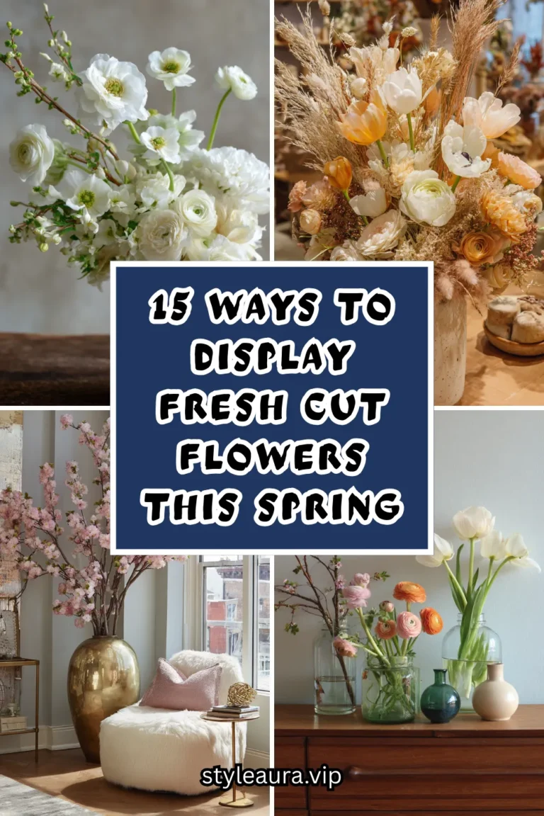 15 Creative Ways to Display Fresh Cut Flowers This Spring