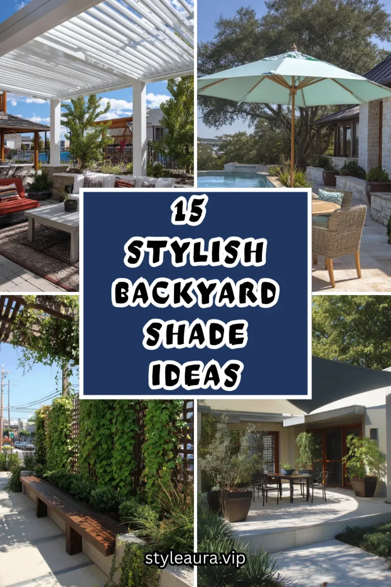 15 Stylish Backyard Shade Ideas to Stay Cool in the Heat 18 15 Stylish Backyard Shade Ideas to Stay Cool in the Heat