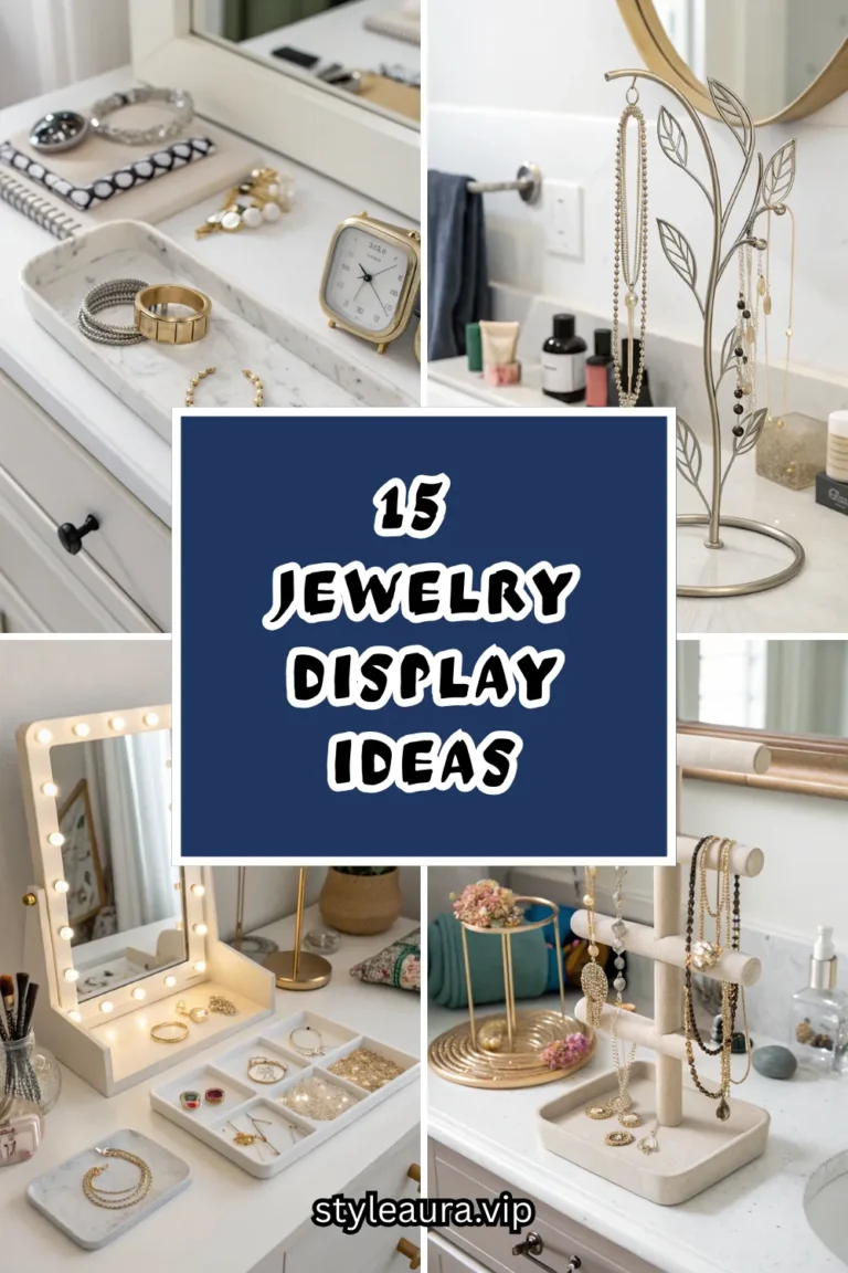 15 Jewelry Display Ideas That Turn Accessories Into Decor