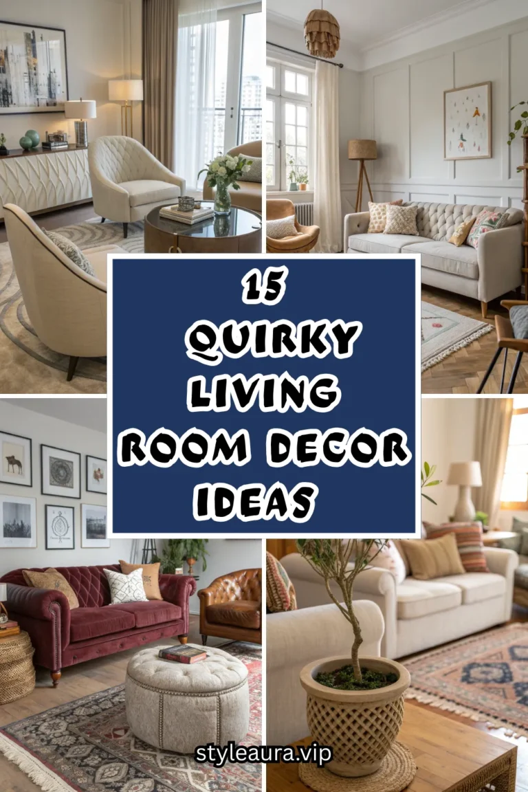 15 Quirky Living Room Decor Ideas That Break the Rules 18 15 Quirky Living Room Decor Ideas That Break the Rules