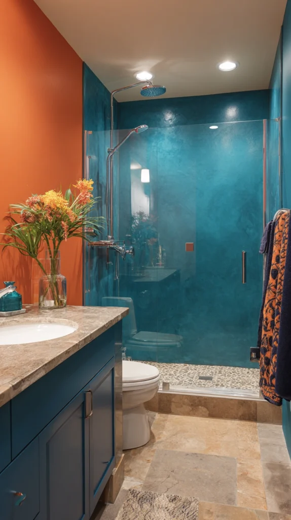 15 Designer-Approved Bathroom Color Combos 15 cj 14