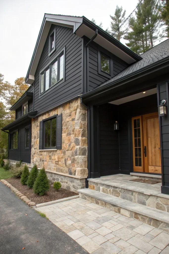 15 Dark Exterior House Color Schemes That Feel Bold, Sophisticated, and Timeless 12 dc 11 1