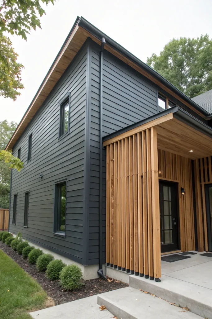 15 Dark Exterior House Color Schemes That Feel Bold, Sophisticated, and Timeless 15 dc 14 1