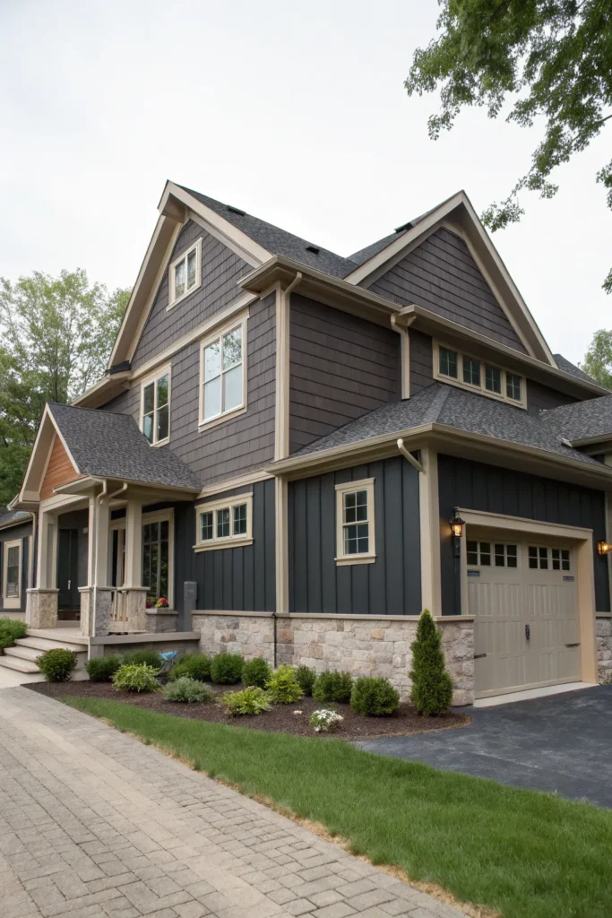 15 Dark Exterior House Color Schemes That Feel Bold, Sophisticated, and Timeless 8 dc 7 1